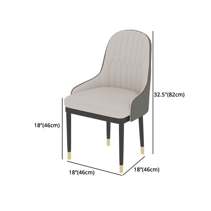 1/2/5/7 Pcs Metal Modern Dining Room Set with Rectangle Table Dinette Set Clearhalo 'Dining Room Sets' 'Dining Tables & Seating' 'dining_room_set' 'Furniture' 'furniture_dining_room_set' 'Kitchen & Dining Furniture' 'kitchen&dining_furn' 'kitchen' 4468672
