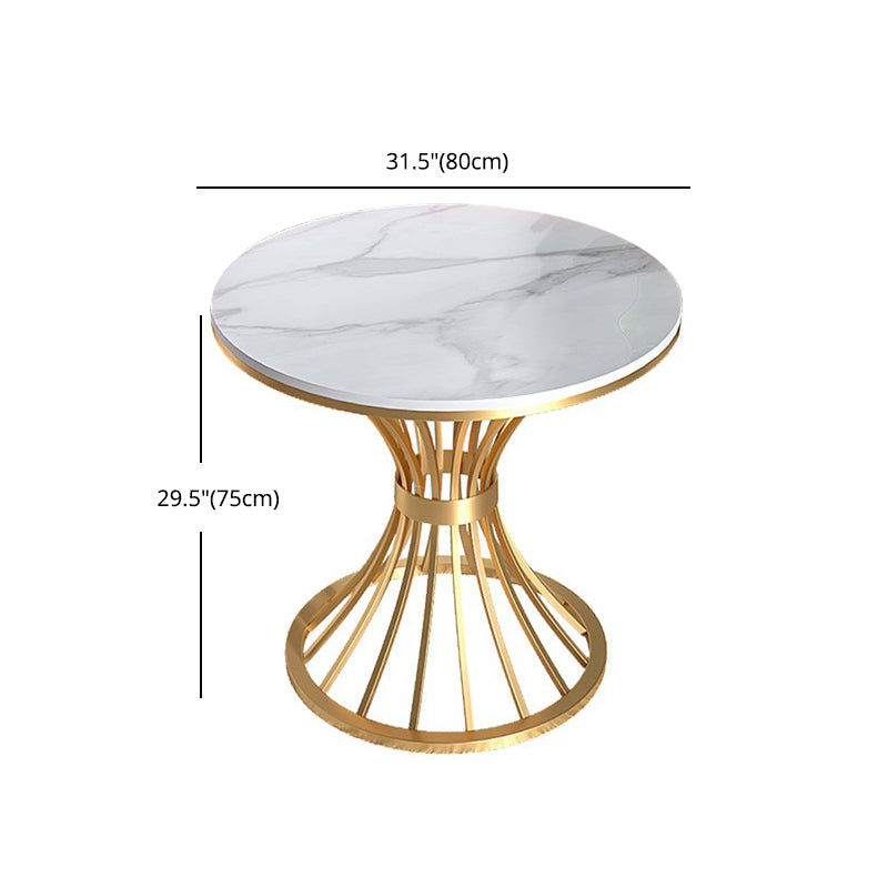 1/2/3/4/5 Pcs Metal Glam Dining Room Set with Round Table Dinette Set Clearhalo 'Dining Room Sets' 'Dining Tables & Seating' 'dining_room_set' 'furn' 'furn_dining_room_set' 'Furniture' 'furniture_dining_room_set' 'Kitchen & Dining Furniture' 'kitchen&dining_furn' 'kitchen' 4468753
