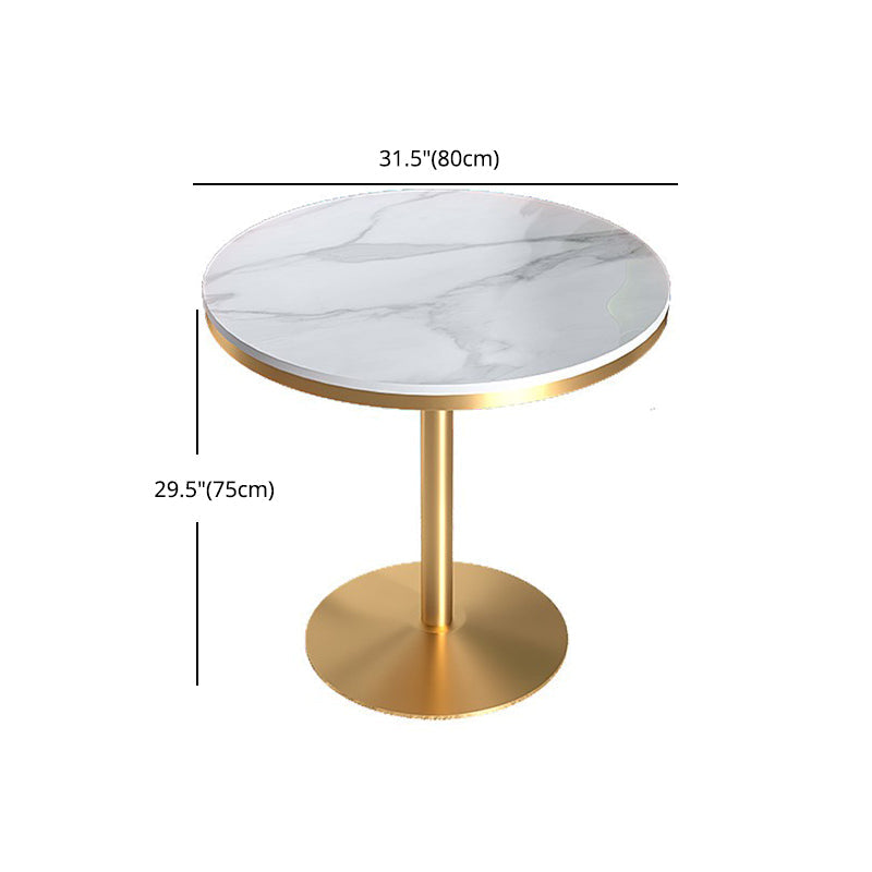 1/2/3/4/5 Pcs Metal Glam Dining Room Set with Round Table Dinette Set Clearhalo 'Dining Room Sets' 'Dining Tables & Seating' 'dining_room_set' 'furn' 'furn_dining_room_set' 'Furniture' 'furniture_dining_room_set' 'Kitchen & Dining Furniture' 'kitchen&dining_furn' 'kitchen' 4468756