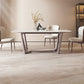 Nordic 1/4/5/7 Pieces Rectangle Dining Set with Sintered Stone Table Furniture 4 Pieces: Table, 3 Chairs Clearhalo 'Dining Room Sets' 'Dining Tables & Seating' 'dining_room_set' 'furn' 'furn_dining_room_set' 'Furniture' 'furniture_dining_room_set' 'Kitchen & Dining Furniture' 'kitchen&dining_furn' 'kitchen' 4468762
