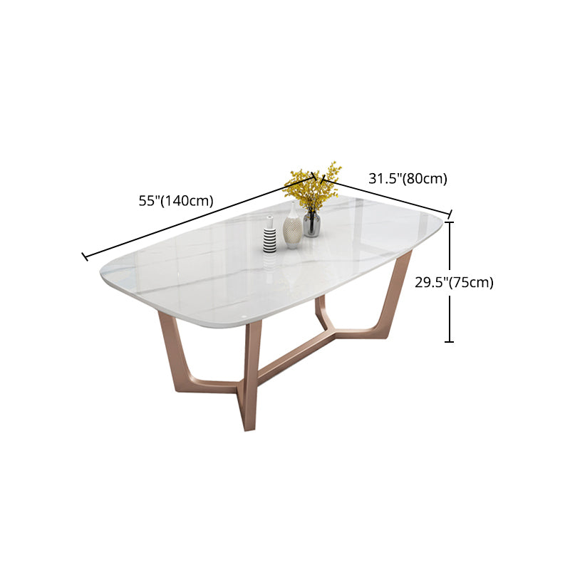 Nordic 1/4/5/7 Pieces Rectangle Dining Set with Sintered Stone Table Furniture Clearhalo 'Dining Room Sets' 'Dining Tables & Seating' 'dining_room_set' 'furn' 'furn_dining_room_set' 'Furniture' 'furniture_dining_room_set' 'Kitchen & Dining Furniture' 'kitchen&dining_furn' 'kitchen' 4468769