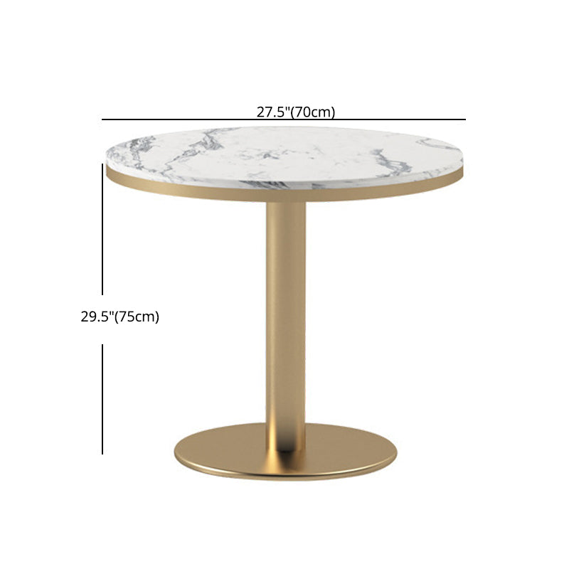 1/3/4/5 Pcs Metal Glam Style Dining Room Set with Round Table Dinette Set Clearhalo 'Dining Room Sets' 'Dining Tables & Seating' 'dining_room_set' 'furn' 'furn_dining_room_set' 'Furniture' 'furniture_dining_room_set' 'Kitchen & Dining Furniture' 'kitchen&dining_furn' 'kitchen' 4468800