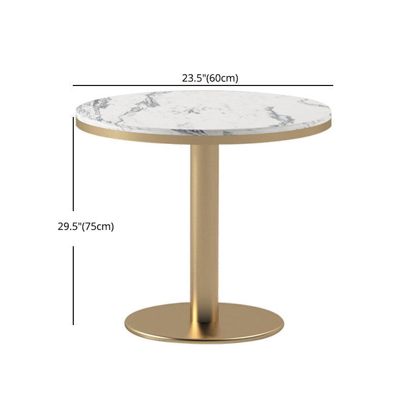 1/3/4/5 Pcs Metal Glam Style Dining Room Set with Round Table Dinette Set Clearhalo 'Dining Room Sets' 'Dining Tables & Seating' 'dining_room_set' 'furn' 'furn_dining_room_set' 'Furniture' 'furniture_dining_room_set' 'Kitchen & Dining Furniture' 'kitchen&dining_furn' 'kitchen' 4468801