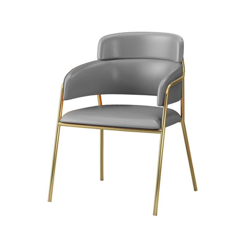 1/3/4/5 Pcs Metal Scandinavian Dining Room Set with Round Indoor Table Dinette Set 1 Grey Chair Clearhalo 'Dining Room Sets' 'Dining Tables & Seating' 'dining_room_set' 'furn' 'furn_dining_room_set' 'Furniture' 'furniture_dining_room_set' 'Kitchen & Dining Furniture' 'kitchen&dining_furn' 'kitchen' 4468806