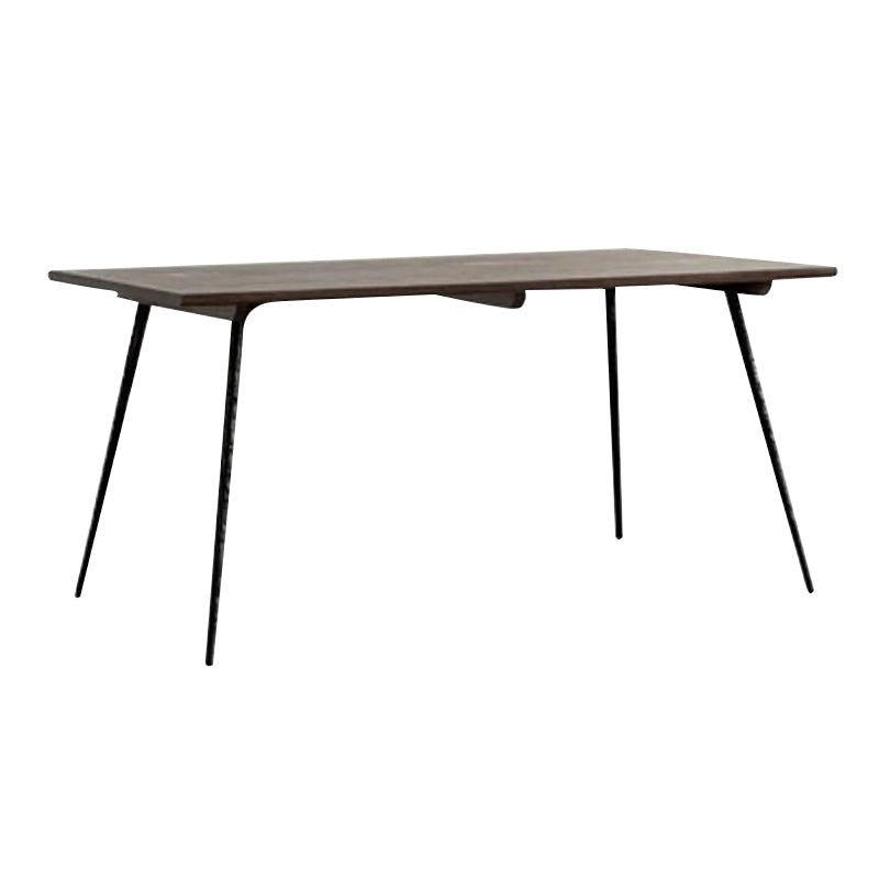 1/5/6 Pcs Wood Industrial Dining Set with Rectangle Table Dinette Set with Chair and Bench Clearhalo 'Dining Room Sets' 'Dining Tables & Seating' 'dining_room_set' 'furn' 'furn_dining_room_set' 'Furniture' 'furniture_dining_room_set' 'Kitchen & Dining Furniture' 'kitchen&dining_furn' 'kitchen' 4468839