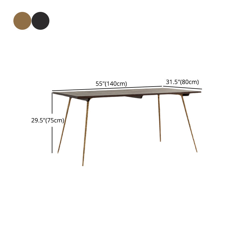 1/5/6 Pcs Wood Industrial Dining Set with Rectangle Table Dinette Set with Chair and Bench Clearhalo 'Dining Room Sets' 'Dining Tables & Seating' 'dining_room_set' 'furn' 'furn_dining_room_set' 'Furniture' 'furniture_dining_room_set' 'Kitchen & Dining Furniture' 'kitchen&dining_furn' 'kitchen' 4468855