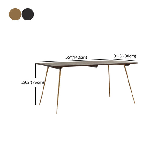 1/5/6 Pcs Wood Industrial Dining Set with Rectangle Table Dinette Set with Chair and Bench Clearhalo 'Dining Room Sets' 'Dining Tables & Seating' 'dining_room_set' 'furn' 'furn_dining_room_set' 'Furniture' 'furniture_dining_room_set' 'Kitchen & Dining Furniture' 'kitchen&dining_furn' 'kitchen' 4468855