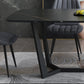 Modern 1/4/5/7 Pieces Black Dining Set Sintered Stone Dining Table Set with Leather Chairs Clearhalo 'Dining Room Sets' 'Dining Tables & Seating' 'dining_room_set' 'furn' 'furn_dining_room_set' 'Furniture' 'furniture_dining_room_set' 'Kitchen & Dining Furniture' 'kitchen&dining_furn' 'kitchen' 4468873