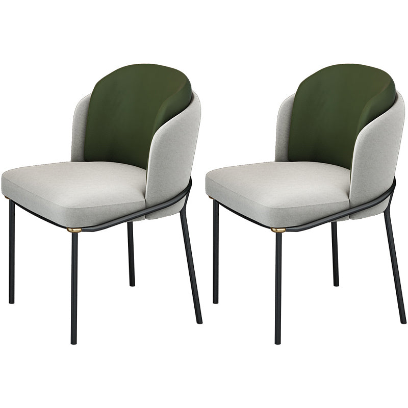 Contemporary 1/2/3/4/5 Pieces Dining Set Sintered Stone Dining Table for Kitchen 2 Green Chairs Clearhalo 'Dining Room Sets' 'Dining Tables & Seating' 'dining_room_set' 'Furniture' 'furniture_dining_room_set' 'Kitchen & Dining Furniture' 'kitchen&dining_furn' 'kitchen' 4468885