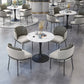 Contemporary 1/2/3/4/5 Pieces Dining Set Sintered Stone Dining Table for Kitchen Clearhalo 'Dining Room Sets' 'Dining Tables & Seating' 'dining_room_set' 'Furniture' 'furniture_dining_room_set' 'Kitchen & Dining Furniture' 'kitchen&dining_furn' 'kitchen' 4468900
