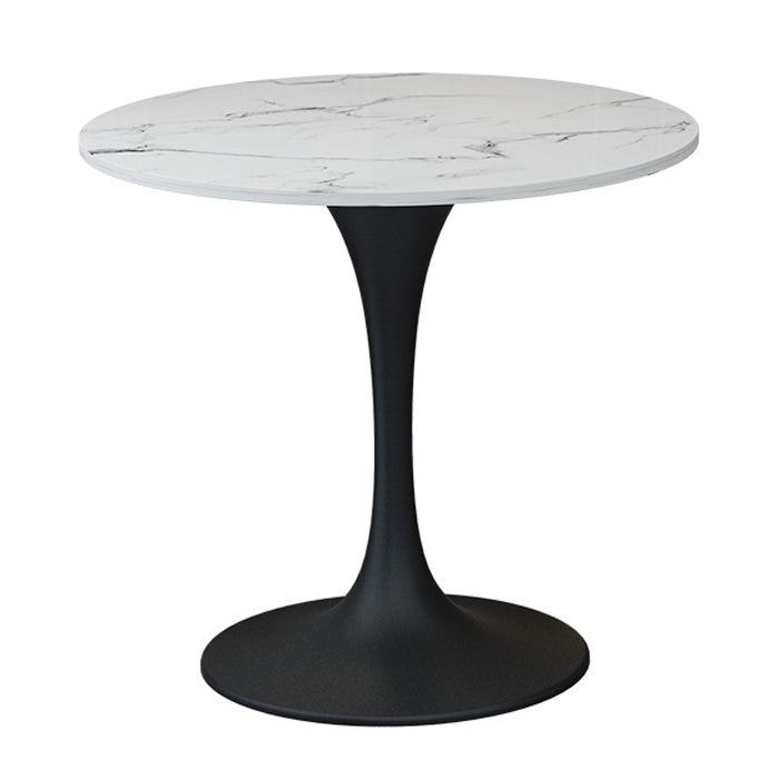 Contemporary 1/2/3/4/5 Pieces Dining Set Sintered Stone Dining Table for Kitchen White 31"L x 31"W Clearhalo 'Dining Room Sets' 'Dining Tables & Seating' 'dining_room_set' 'Furniture' 'furniture_dining_room_set' 'Kitchen & Dining Furniture' 'kitchen&dining_furn' 'kitchen' 4468901