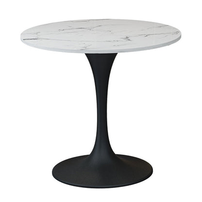 Contemporary 1/2/3/4/5 Pieces Dining Set Sintered Stone Dining Table for Kitchen White 31"L x 31"W Clearhalo 'Dining Room Sets' 'Dining Tables & Seating' 'dining_room_set' 'Furniture' 'furniture_dining_room_set' 'Kitchen & Dining Furniture' 'kitchen&dining_furn' 'kitchen' 4468901