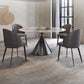 Contemporary 1/4/5/7 Pieces Dining Set Round Dining Room Table Set 5 Pieces: Table, 4 Chairs Clearhalo 'Dining Room Sets' 'Dining Tables & Seating' 'dining_room_set' 'furn' 'furn_dining_room_set' 'Furniture' 'furniture_dining_room_set' 'Kitchen & Dining Furniture' 'kitchen&dining_furn' 'kitchen' 4468908
