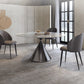 Contemporary 1/4/5/7 Pieces Dining Set Round Dining Room Table Set 4 Pieces: Table, 3 Chairs Clearhalo 'Dining Room Sets' 'Dining Tables & Seating' 'dining_room_set' 'furn' 'furn_dining_room_set' 'Furniture' 'furniture_dining_room_set' 'Kitchen & Dining Furniture' 'kitchen&dining_furn' 'kitchen' 4468910
