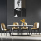 Modern 1/2/5/7 Pieces Dining Set Sintered Stone Dining Table Set with Leather Chairs 5 Pieces: Table, 4 Chairs Clearhalo 'Dining Room Sets' 'Dining Tables & Seating' 'dining_room_set' 'furn' 'furn_dining_room_set' 'Furniture' 'furniture_dining_room_set' 'Kitchen & Dining Furniture' 'kitchen&dining_furn' 'kitchen' 4468922