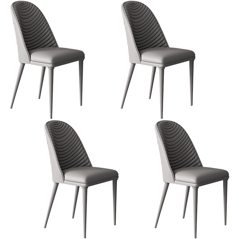 Contemporary 1/4/5/7 Pieces Dining Set Rectangle Dining Room Table Set 4 Grey Chairs Clearhalo 'Dining Room Sets' 'Dining Tables & Seating' 'dining_room_set' 'furn' 'furn_dining_room_set' 'Furniture' 'furniture_dining_room_set' 'Kitchen & Dining Furniture' 'kitchen&dining_furn' 'kitchen' 4468963
