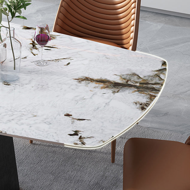 Contemporary 1/4/5/7 Pieces Dining Set Rectangle Dining Room Table Set Clearhalo 'Dining Room Sets' 'Dining Tables & Seating' 'dining_room_set' 'furn' 'furn_dining_room_set' 'Furniture' 'furniture_dining_room_set' 'Kitchen & Dining Furniture' 'kitchen&dining_furn' 'kitchen' 4468970