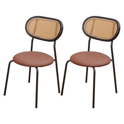 Modern 1/2/5/7 Pieces Rectangle Dining Set with Solid Wood Table and Chairs Furniture 2 Brown Chairs Clearhalo 'Dining Room Sets' 'Dining Tables & Seating' 'dining_room_set' 'furn' 'furn_dining_room_set' 'Furniture' 'furniture_dining_room_set' 'Kitchen & Dining Furniture' 'kitchen&dining_furn' 'kitchen' 4468980