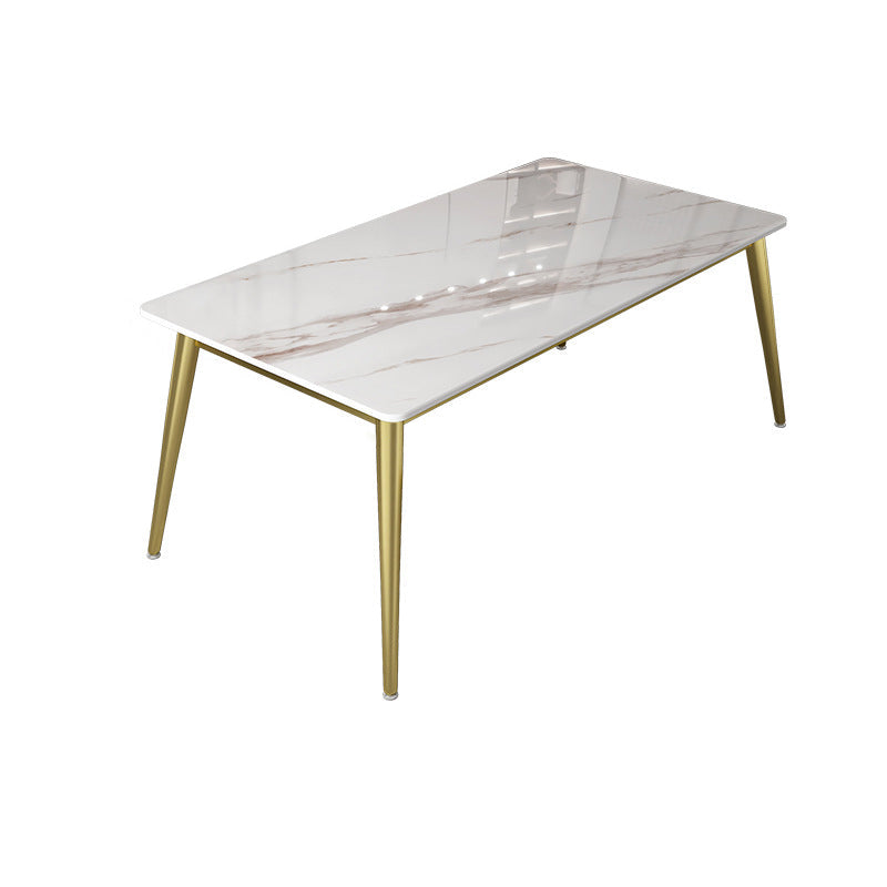 1/2/5/7 Pcs Metal Scandinavian Dining Room Set with Rectangle Table Dinette Set Clearhalo 'Dining Room Sets' 'Dining Tables & Seating' 'dining_room_set' 'Furniture' 'furniture_dining_room_set' 'Kitchen & Dining Furniture' 'kitchen&dining_furn' 'kitchen' 4469026