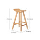 Contemporary Solid Wood Barstool Bristol Bar Stool with Footrest and Backless Clearhalo 'Bar Furniture' 'Bar Stools' 'bar_stools' 'furn' 'furn_bar_stools' 'furniture_bar_stools' 'Kitchen & Dining Furniture' 'kitchen&dining_furn' 'kitchen' 'kitchen_furn' Furniture' 4471059