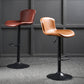 Industrial Style Bar-stool Leather Bucket Seat with Adjustable Height for Restaurant Bar Clearhalo 'Bar Furniture' 'Bar Stools' 'bar_stools' 'furn' 'furn_bar_stools' 'furniture_bar_stools' 'Kitchen & Dining Furniture' 'kitchen&dining_furn' 'kitchen' 'kitchen_furn' Furniture' 4471061