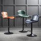 Industrial Style Bar-stool Leather Bucket Seat with Adjustable Height for Restaurant Bar Clearhalo 'Bar Furniture' 'Bar Stools' 'bar_stools' 'furn' 'furn_bar_stools' 'furniture_bar_stools' 'Kitchen & Dining Furniture' 'kitchen&dining_furn' 'kitchen' 'kitchen_furn' Furniture' 4471066