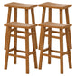 Modern Armless Backless Counter Stool Wood Kitchen Bar Stool with Wooden Seat and Pedal Distressed Wood 4 Piece Set Clearhalo 'Bar Furniture' 'Bar Stools' 'bar_stools' 'furn' 'furn_bar_stools' 'furniture_bar_stools' 'Kitchen & Dining Furniture' 'kitchen&dining_furn' 'kitchen' 'kitchen_furn' Furniture' 4471253