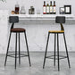 Modern Backrest Armless Counter Stool Iron Living Room Bar Stool with Pedal, 1 Piece Clearhalo 'Bar Furniture' 'Bar Stools' 'bar_stools' 'furn' 'furn_bar_stools' 'furniture_bar_stools' 'Kitchen & Dining Furniture' 'kitchen&dining_furn' 'kitchen' 'kitchen_furn' Furniture' 4471279