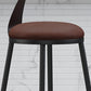 Modern Backrest Armless Counter Stool Iron Living Room Bar Stool with Pedal, 1 Piece Clearhalo 'Bar Furniture' 'Bar Stools' 'bar_stools' 'furn' 'furn_bar_stools' 'furniture_bar_stools' 'Kitchen & Dining Furniture' 'kitchen&dining_furn' 'kitchen' 'kitchen_furn' Furniture' 4471286