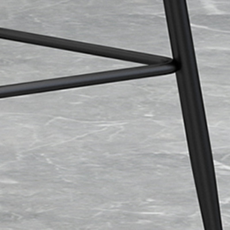 Modern Backrest Armless Counter Stool Iron Living Room Bar Stool with Pedal, 1 Piece Clearhalo 'Bar Furniture' 'Bar Stools' 'bar_stools' 'furn' 'furn_bar_stools' 'furniture_bar_stools' 'Kitchen & Dining Furniture' 'kitchen&dining_furn' 'kitchen' 'kitchen_furn' Furniture' 4471289