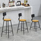 Modern Backrest Armless Counter Stool Iron Living Room Bar Stool with Pedal, 1 Piece Clearhalo 'Bar Furniture' 'Bar Stools' 'bar_stools' 'furn' 'furn_bar_stools' 'furniture_bar_stools' 'Kitchen & Dining Furniture' 'kitchen&dining_furn' 'kitchen' 'kitchen_furn' Furniture' 4471292