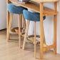 Modern Armless Backrest Counter Stool Wood Kitchen Bar Stool with Pedal Clearhalo 'Bar Furniture' 'Bar Stools' 'bar_stools' 'furn' 'furn_bar_stools' 'furniture_bar_stools' 'Kitchen & Dining Furniture' 'kitchen&dining_furn' 'kitchen' 'kitchen_furn' Furniture' 4471432