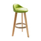 Modern Armless Backrest Counter Stool Wood Kitchen Bar Stool with Pedal Light Green 1 Piece Clearhalo 'Bar Furniture' 'Bar Stools' 'bar_stools' 'furn' 'furn_bar_stools' 'furniture_bar_stools' 'Kitchen & Dining Furniture' 'kitchen&dining_furn' 'kitchen' 'kitchen_furn' Furniture' 4471444
