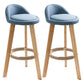 Modern Armless Backrest Counter Stool Wood Kitchen Bar Stool with Pedal Blue 2 Piece Set Clearhalo 'Bar Furniture' 'Bar Stools' 'bar_stools' 'furn' 'furn_bar_stools' 'furniture_bar_stools' 'Kitchen & Dining Furniture' 'kitchen&dining_furn' 'kitchen' 'kitchen_furn' Furniture' 4471457