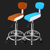 Contemporary Steel Adjustable Height Barstool Indoor Bar Stool with Low Back Clearhalo 'Bar Furniture' 'Bar Stools' 'bar_stools' 'furn' 'furn_bar_stools' 'furniture_bar_stools' 'Kitchen & Dining Furniture' 'kitchen&dining_furn' 'kitchen' 'kitchen_furn' Furniture' 4471644