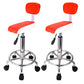 Contemporary Steel Adjustable Height Barstool Indoor Bar Stool with Low Back Red 2 Piece Set Clearhalo 'Bar Furniture' 'Bar Stools' 'bar_stools' 'furn' 'furn_bar_stools' 'furniture_bar_stools' 'Kitchen & Dining Furniture' 'kitchen&dining_furn' 'kitchen' 'kitchen_furn' Furniture' 4471651