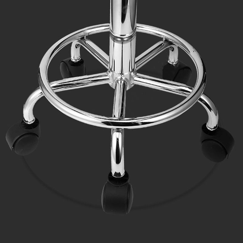 Contemporary Steel Adjustable Height Barstool Indoor Bar Stool with Low Back Clearhalo 'Bar Furniture' 'Bar Stools' 'bar_stools' 'furn' 'furn_bar_stools' 'furniture_bar_stools' 'Kitchen & Dining Furniture' 'kitchen&dining_furn' 'kitchen' 'kitchen_furn' Furniture' 4471655