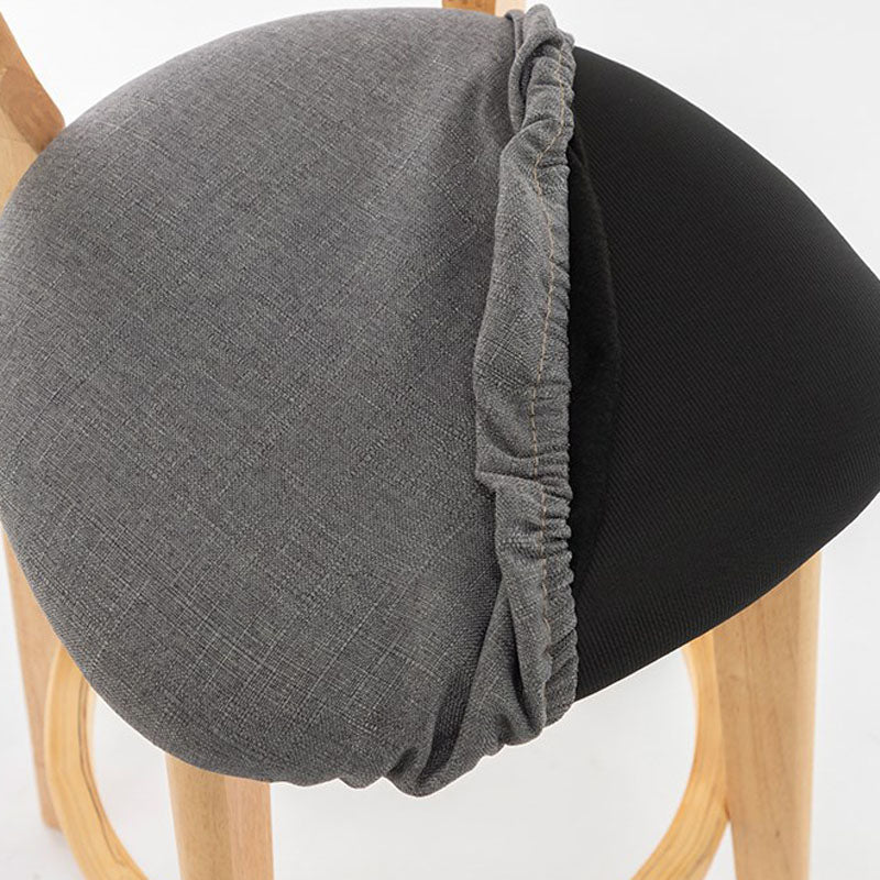 Contemporary Solid Wood Barstool Indoor Bar Stool with Low Back and Footrest Clearhalo 'Bar Furniture' 'Bar Stools' 'bar_stools' 'furn' 'furn_bar_stools' 'furniture_bar_stools' 'Kitchen & Dining Furniture' 'kitchen&dining_furn' 'kitchen' 'kitchen_furn' Furniture' 4471675