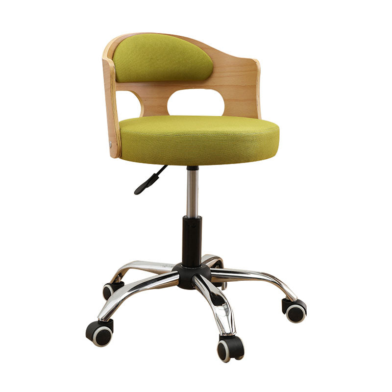 Industrial Style Bar-stool Round Seat with Adjustable Height Barstool for Kitchen Lake Green 1 Piece Clearhalo 'Bar Furniture' 'Bar Stools' 'bar_stools' 'furn' 'furn_bar_stools' 'furniture_bar_stools' 'Kitchen & Dining Furniture' 'kitchen&dining_furn' 'kitchen' 'kitchen_furn' Furniture' 4471748