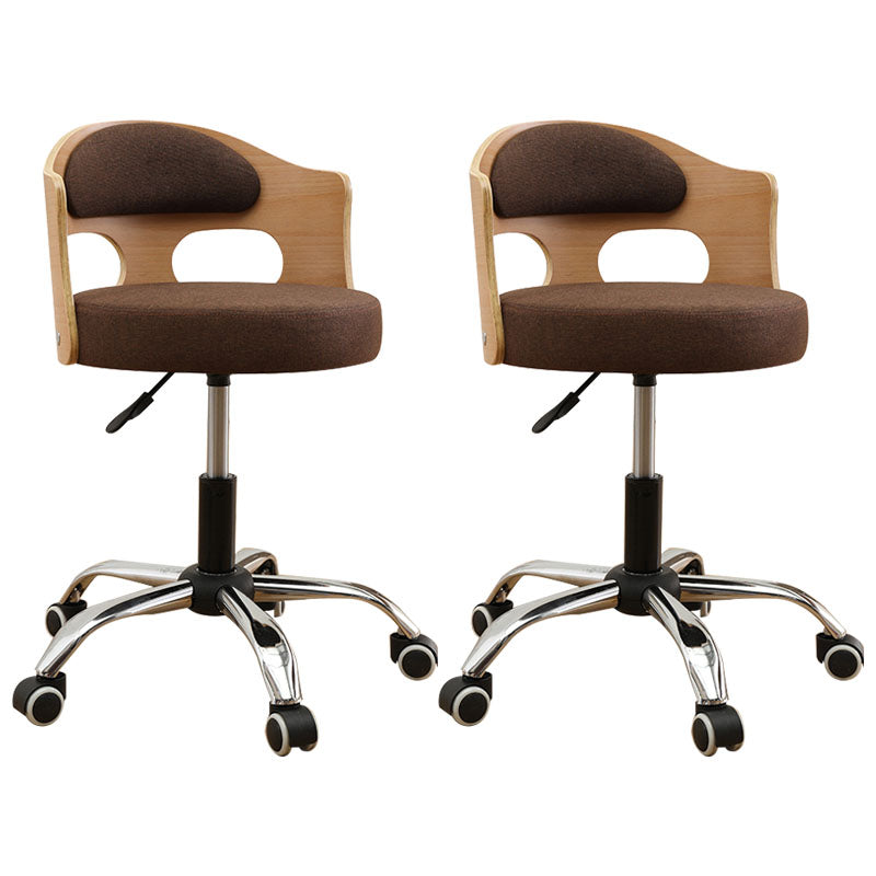 Industrial Style Bar-stool Round Seat with Adjustable Height Barstool for Kitchen Coffee 2 Piece Set Clearhalo 'Bar Furniture' 'Bar Stools' 'bar_stools' 'furn' 'furn_bar_stools' 'furniture_bar_stools' 'Kitchen & Dining Furniture' 'kitchen&dining_furn' 'kitchen' 'kitchen_furn' Furniture' 4471757