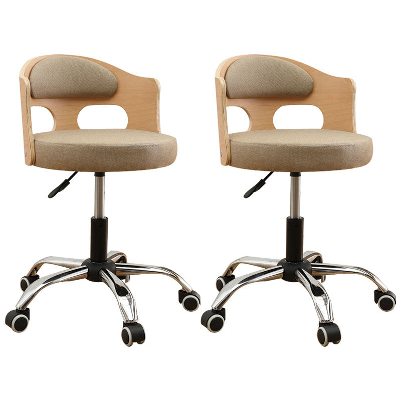 Industrial Style Bar-stool Round Seat with Adjustable Height Barstool for Kitchen Khaki 2 Piece Set Clearhalo 'Bar Furniture' 'Bar Stools' 'bar_stools' 'furn' 'furn_bar_stools' 'furniture_bar_stools' 'Kitchen & Dining Furniture' 'kitchen&dining_furn' 'kitchen' 'kitchen_furn' Furniture' 4471760