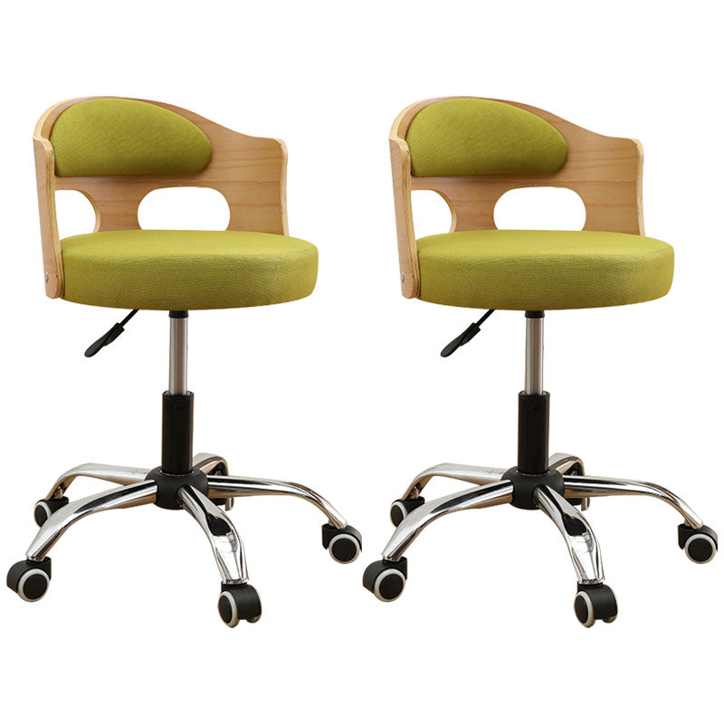 Industrial Style Bar-stool Round Seat with Adjustable Height Barstool for Kitchen Lake Green 2 Piece Set Clearhalo 'Bar Furniture' 'Bar Stools' 'bar_stools' 'furn' 'furn_bar_stools' 'furniture_bar_stools' 'Kitchen & Dining Furniture' 'kitchen&dining_furn' 'kitchen' 'kitchen_furn' Furniture' 4471761