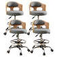 Industrial Style Bar-stool Round Seat with Adjustable Height Barstool for Kitchen Heather Gray 4 Piece Set Clearhalo 'Bar Furniture' 'Bar Stools' 'bar_stools' 'furn' 'furn_bar_stools' 'furniture_bar_stools' 'Kitchen & Dining Furniture' 'kitchen&dining_furn' 'kitchen' 'kitchen_furn' Furniture' 4471777