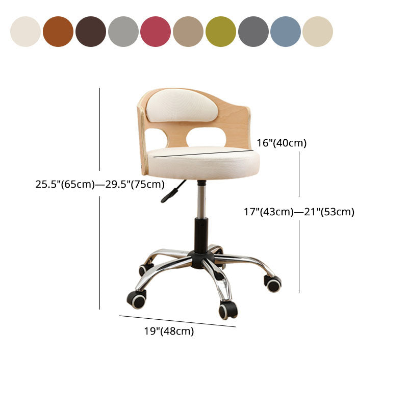 Industrial Style Bar-stool Round Seat with Adjustable Height Barstool for Kitchen Clearhalo 'Bar Furniture' 'Bar Stools' 'bar_stools' 'furn' 'furn_bar_stools' 'furniture_bar_stools' 'Kitchen & Dining Furniture' 'kitchen&dining_furn' 'kitchen' 'kitchen_furn' Furniture' 4471779