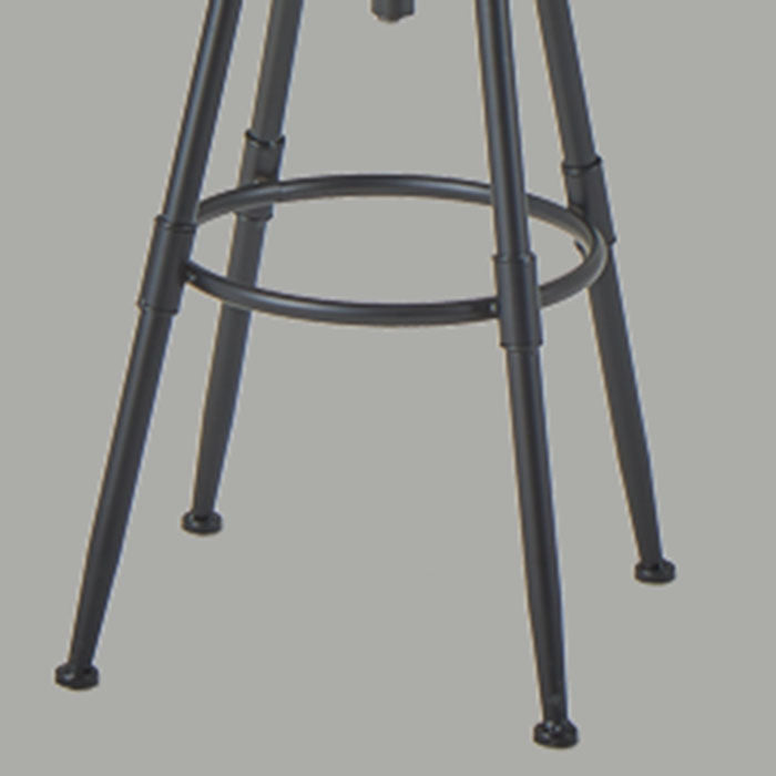 Industrial Style Bar-stool Metal 4 Legs Round Seat Barstool for Kitchen Bar Clearhalo 'Bar Furniture' 'Bar Stools' 'bar_stools' 'furn' 'furn_bar_stools' 'furniture_bar_stools' 'Kitchen & Dining Furniture' 'kitchen&dining_furn' 'kitchen' 'kitchen_furn' Furniture' 4471794