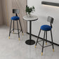 Industrial Style Bar Stool Round Seat Iron Legs Barstool for Kitchen Bar Clearhalo 'Bar Furniture' 'Bar Stools' 'bar_stools' 'furn' 'furn_bar_stools' 'furniture_bar_stools' 'Kitchen & Dining Furniture' 'kitchen&dining_furn' 'kitchen' 'kitchen_furn' Furniture' 4471905