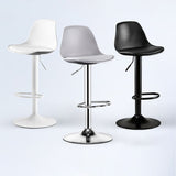 Industrial Style Bar Stool Metal Leg PP Seat Barstool with Upholstered for Counter Bar Clearhalo 'Bar Furniture' 'Bar Stools' 'bar_stools' 'furn' 'furn_bar_stools' 'furniture_bar_stools' 'Kitchen & Dining Furniture' 'kitchen&dining_furn' 'kitchen' 'kitchen_furn' Furniture' 4471982
