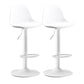 Industrial Style Bar Stool Metal Leg PP Seat Barstool with Upholstered for Counter Bar White 2 Piece Set Clearhalo 'Bar Furniture' 'Bar Stools' 'bar_stools' 'furn' 'furn_bar_stools' 'furniture_bar_stools' 'Kitchen & Dining Furniture' 'kitchen&dining_furn' 'kitchen' 'kitchen_furn' Furniture' 4471995