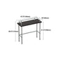 Industrial Wood Pub Table with Rectangle Table Top Silver Trestle Table - 42" H Clearhalo 'Bar Furniture' 'Bar Tables' 'bar_tables' 'furn' 'furn_bar_tables' 'Furniture' 'furniture_bar_tables' 'Kitchen & Dining Furniture' 4472014