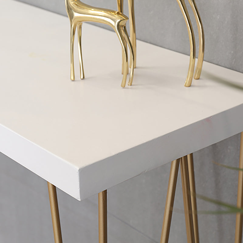 White Modern Style Bar Table in Wood and Iron Bar Table Indoor Bar Table Clearhalo 'Bar Furniture' 'Bar Tables' 'bar_tables' 'furn' 'furn_bar_tables' 'Furniture' 'furniture_bar_tables' 'Kitchen & Dining Furniture' 4472103